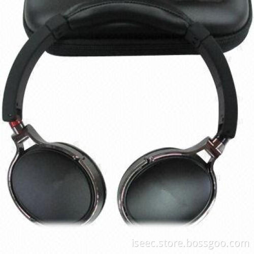 High quality black color on-ear headphones